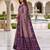 purple color smart and rich woven meenakari jacquard designer patola silk blend saree