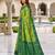 green color smart and rich woven meenakari jacquard designer patola silk blend saree