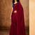 red color smart solid designer fancy ethnic partywear saree