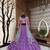 Purple Beautiful Digital Print & Mirror Work Cottton Navratri Lahenga Choli Set