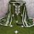 women's green unstitched roman silk dress material with embroidered dupatta