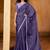 lavender color smart solid designer fancy ethnic partywear saree