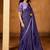 lavender color smart solid designer fancy ethnic partywear saree