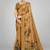 Mustard color kanjivaram silk blend saree for fancy sophisticated saree