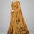 Mustard color kanjivaram silk blend saree for fancy sophisticated saree