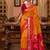 mustard color smart soft silk blend designer ethnic partywear saree