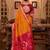 mustard color smart soft silk blend designer ethnic partywear saree