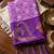 lavender color smart soft silk blend designer ethnic partywear saree