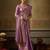 lavender color beautiful woven designer partywear saree