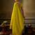 lemon color beautiful woven designer partywear saree
