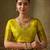 lemon color beautiful woven designer partywear saree