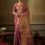 wine color beautiful woven designer partywear saree