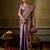 purple color beautiful woven designer partywear saree