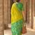 yellow color soft silk blend smart designer sophisticated rich looks saree