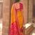 mustard color soft silk blend smart designer sophisticated rich looks saree