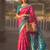 pink color soft silk blend smart designer sophisticated rich looks saree