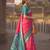 pink color soft silk blend smart designer sophisticated rich looks saree