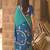 sea green color soft silk blend smart designer sophisticated rich looks saree