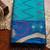 sea green color soft silk blend smart designer sophisticated rich looks saree