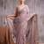 Purple color smart  cotton blend fancy woven designer saree