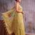 Mustard color smart  cotton blend fancy woven designer saree