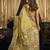 yellow color smart silk blend woven designer sophisticated ceremonial saree