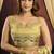yellow color smart silk blend woven designer sophisticated ceremonial saree