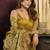 olive color smart silk blend woven designer sophisticated ceremonial saree