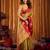 gold color smart and ethnic soft tissue woven designer saree
