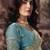 sky blue color heavy work rich wedding reception fendy satin fabric saree