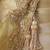 beige color heavy work rich wedding reception satin patta fabric saree