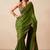 green color beautiful woven designer tissue fabric saree