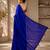 blue color beautiful woven designer tissue fabric saree