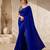 blue color beautiful woven designer tissue fabric saree