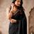 black color beautiful woven designer tissue fabric saree