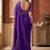 violet color beautiful woven designer tissue fabric saree