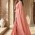 peach color beautiful woven designer tissue fabric saree