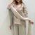 grey color embroidered and sequence wrok georgette salwar suit