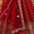 Red color Beads Handwork Motif Work Dori Embroidered Zari and Sequence work silk blend Lehenga choli set