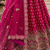 Pink color Beads Handwork Motif Work Dori Embroidered Zari and Sequence work silk blend Lehenga choli set