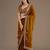 Mesmerizing gold tissue silk zari and sequins embroidered indian latest design wedding sarees