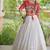 Navratri Cora Cotton Bandhej Lehenga Choli with Gamthi Embroidery Gota Patti & Lace Work - free size