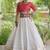 Navratri Cora Cotton Bandhej Lehenga Choli with Gamthi Embroidery Gota Patti & Lace Work - free size