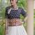 Navratri Cora Cotton Bandhej Lehenga Choli with Gamthi Embroidery Gota Patti & Lace Work - free size