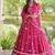 Navratri Bandhej Print Faux Georgette Lehenga Choli with Sequins Zari Embroidery & Gota Lace - free size