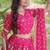 Navratri Bandhej Print Faux Georgette Lehenga Choli with Sequins Zari Embroidery & Gota Lace - free size
