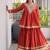 Navratri Special Women’s Kora Cotton Lehenga Choli with Zari Gota Patti & Real Mirror Work