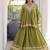 Navratri Kora Cotton Lehenga Choli with Zari Gota Patti & Real Mirror Work - free size
