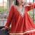Navratri Special Women’s Kora Cotton Lehenga Choli with Zari Gota Patti & Real Mirror Work