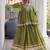 Navratri Kora Cotton Lehenga Choli with Zari Gota Patti & Real Mirror Work - free size